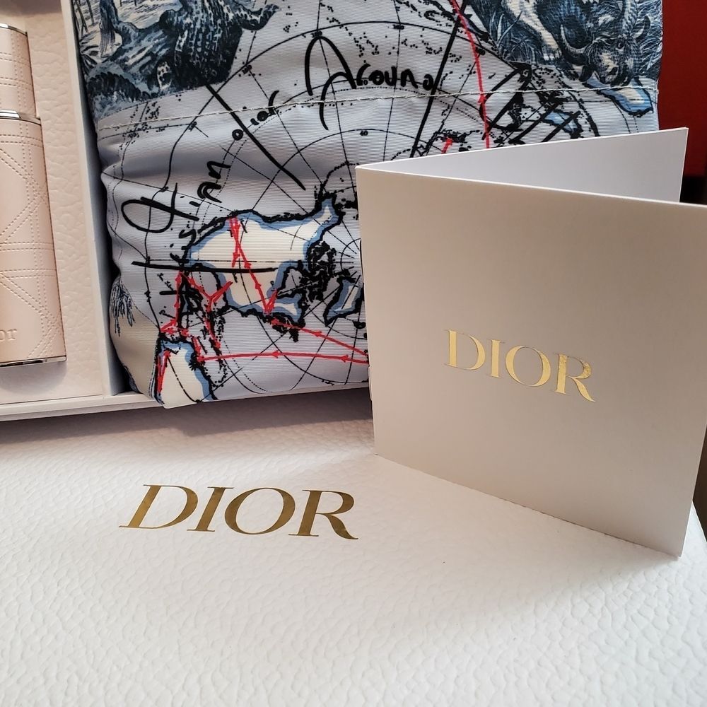 Miss DIOR Around the World Gift Set, Dior Refillable perfume Bucket Travel Bag